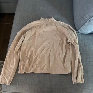 Beige Long Sleeve Sweater